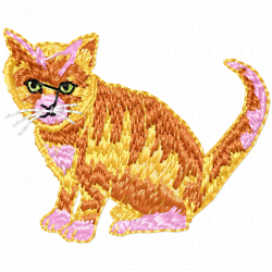 Cats Embroidery Design 7 Cats Embroidery Design 7